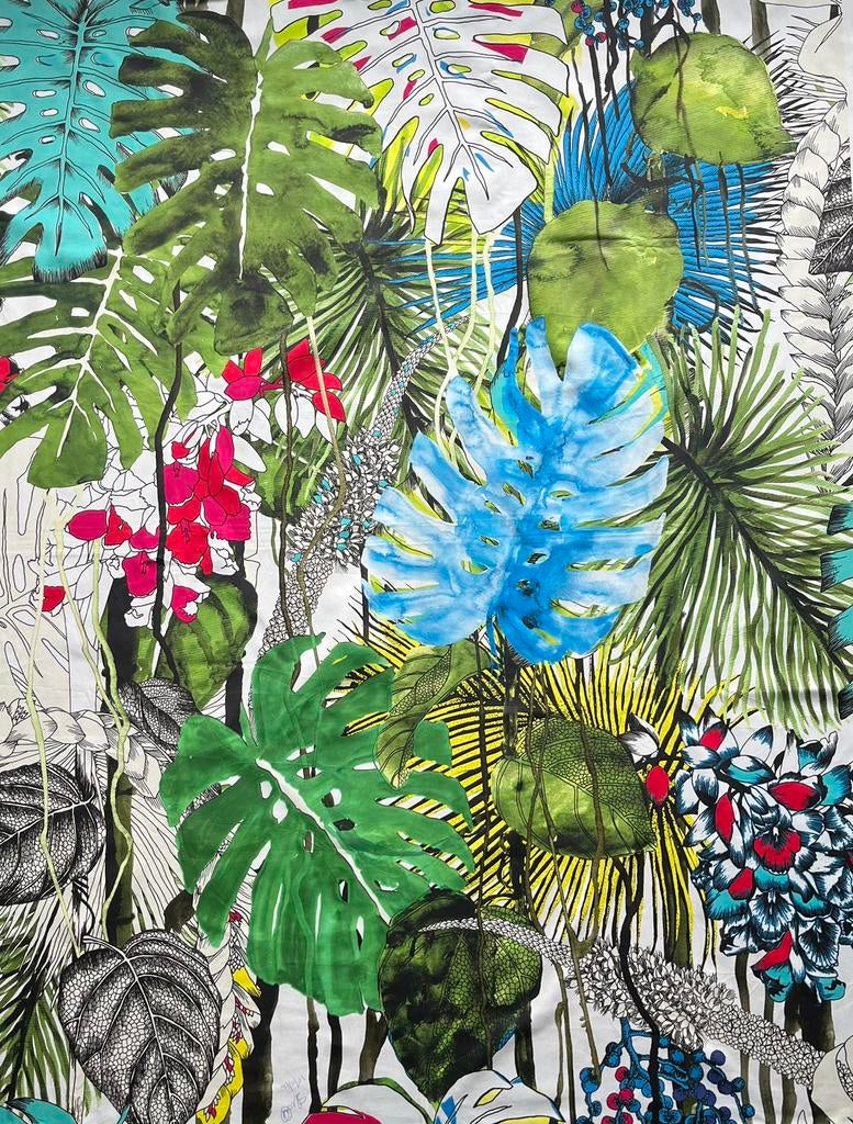 ‘JARDIN EXO’CHIC’ by ‘CHRISTIAN LACROIX’ ‘DESIGNERS GUILD’, Overige kleuren, 120 cm of meer, Ophalen of Verzenden, Katoen