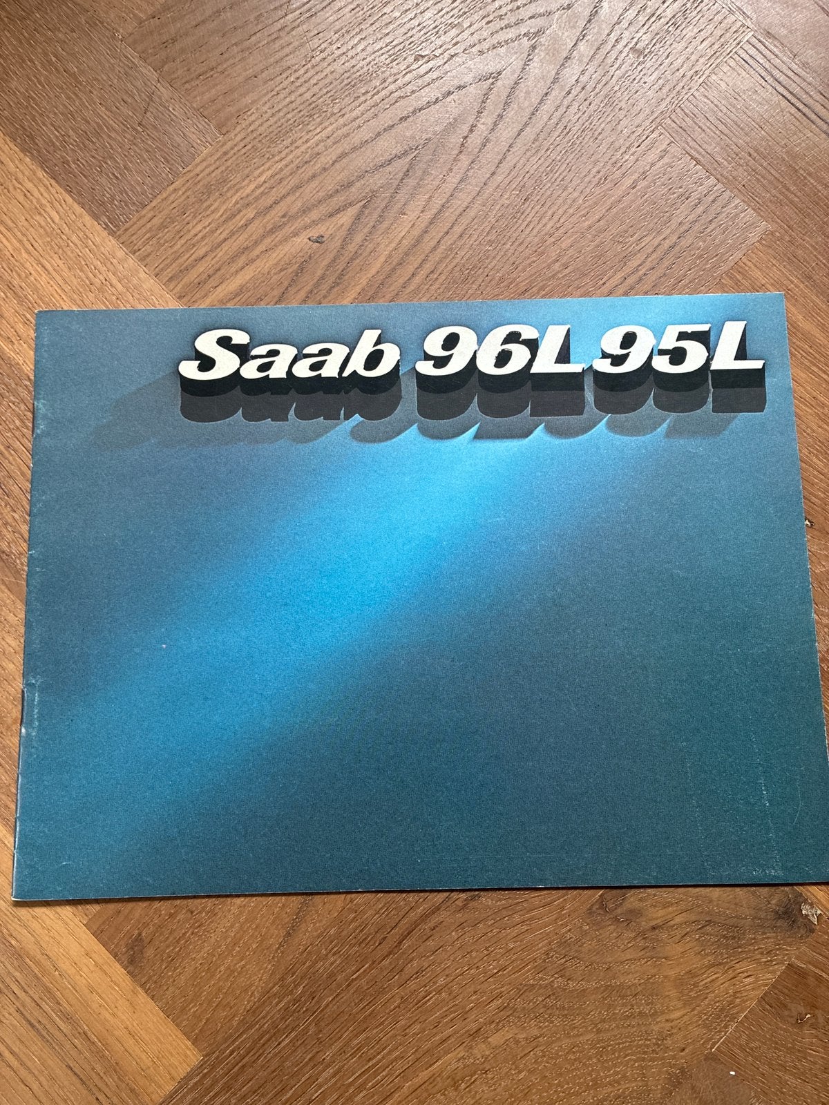 1977 Saab 95/96 L brochure, Verzenden, Zo goed als nieuw, Overige merken