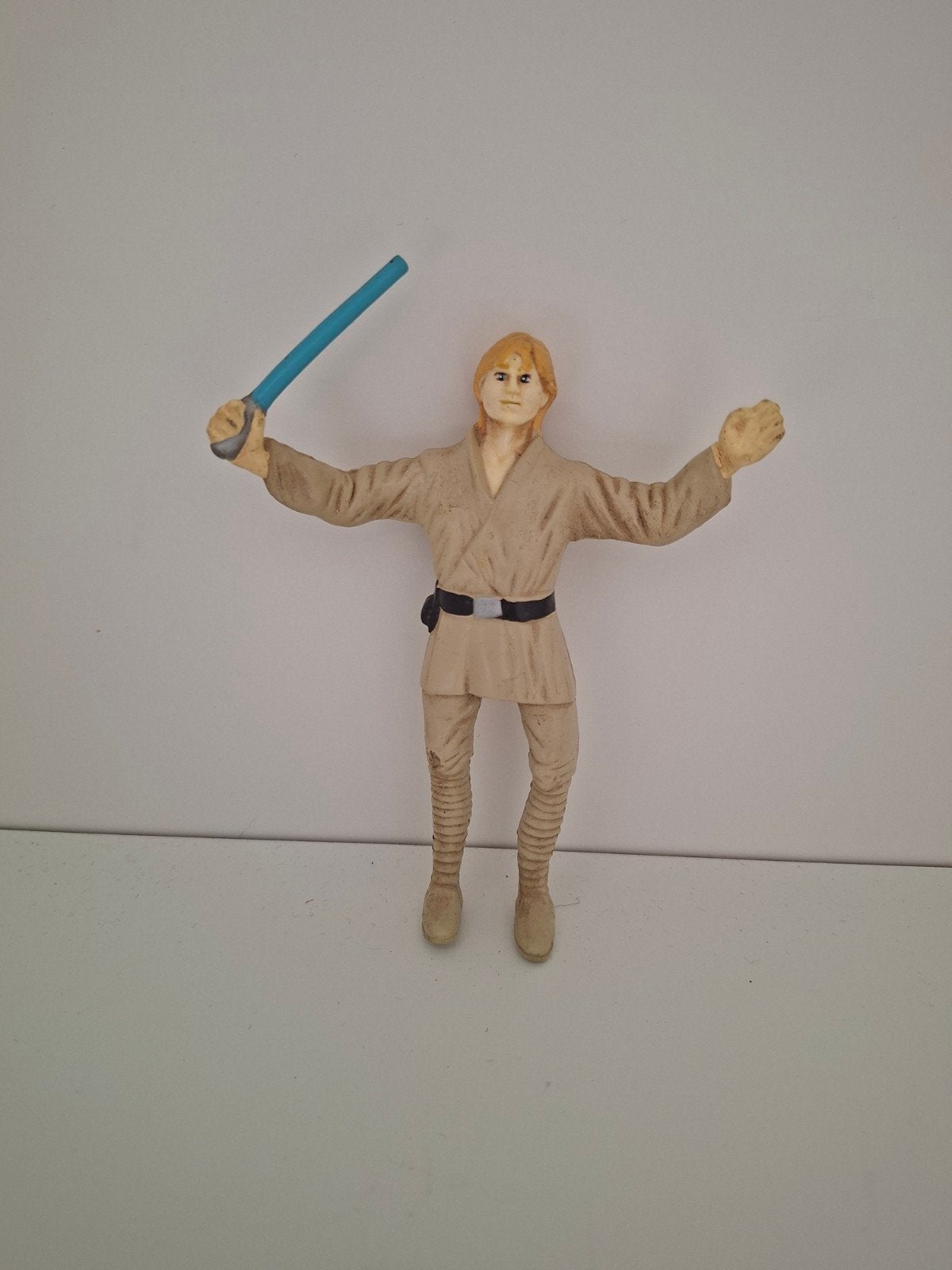 Vintage Star Wars Luke Skywalker Actiefiguur met Lichtzwaard, Ophalen of Verzenden, Gebruikt, Actiefiguurtje