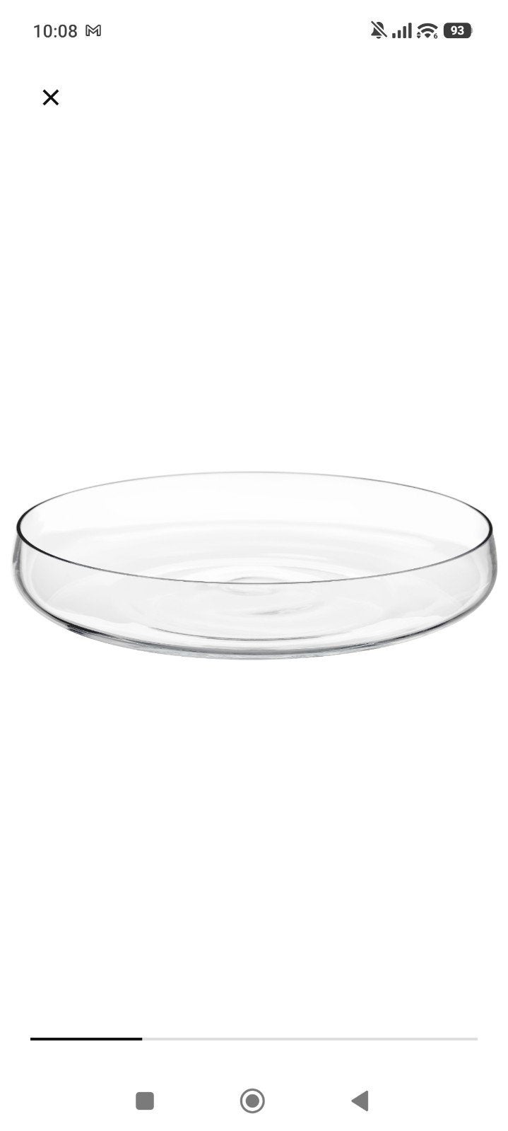 Ikea Beräkna glazen decoratieve schaal 2st, Huis en Inrichting, Woonaccessoires | Schalen en Manden, Ophalen, Zo goed als nieuw