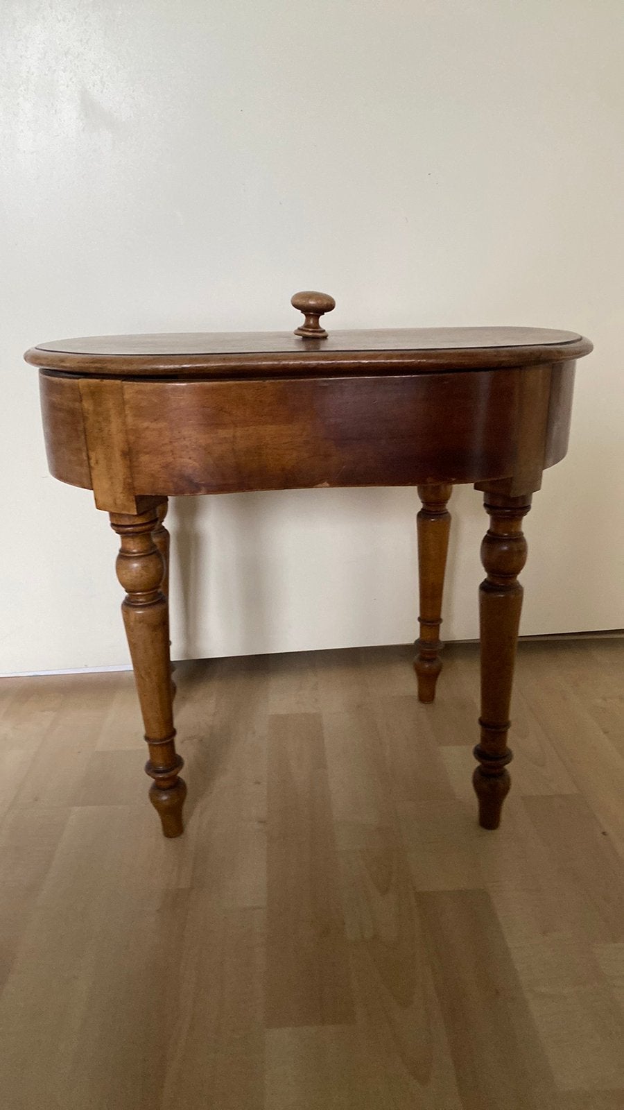 Bidet tafeltje, Ophalen