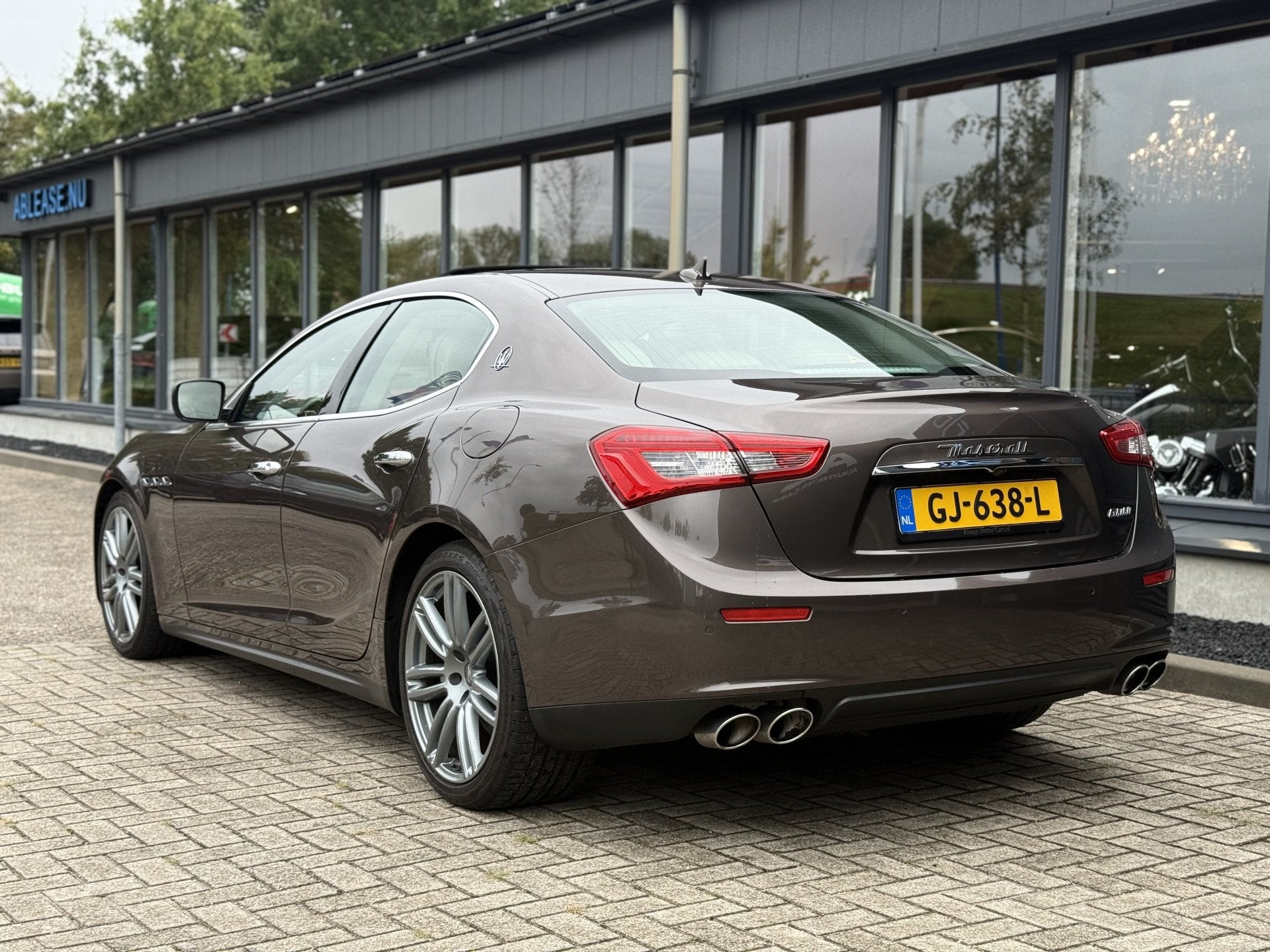 Maserati Ghibli 3.0 V6 D (bj 2015, automaat), Auto's, Maserati, Euro 5, Achterwielaandrijving, Gebruikt, Beige