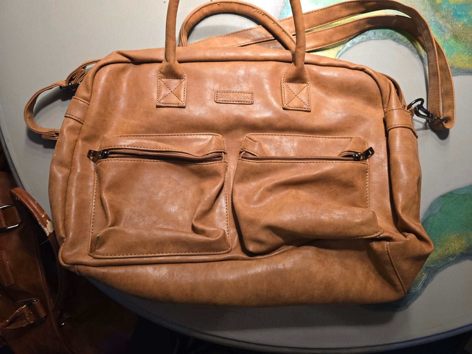 Jack Milles Handtas, Ophalen of Verzenden, Nieuw, Bruin, Handtas