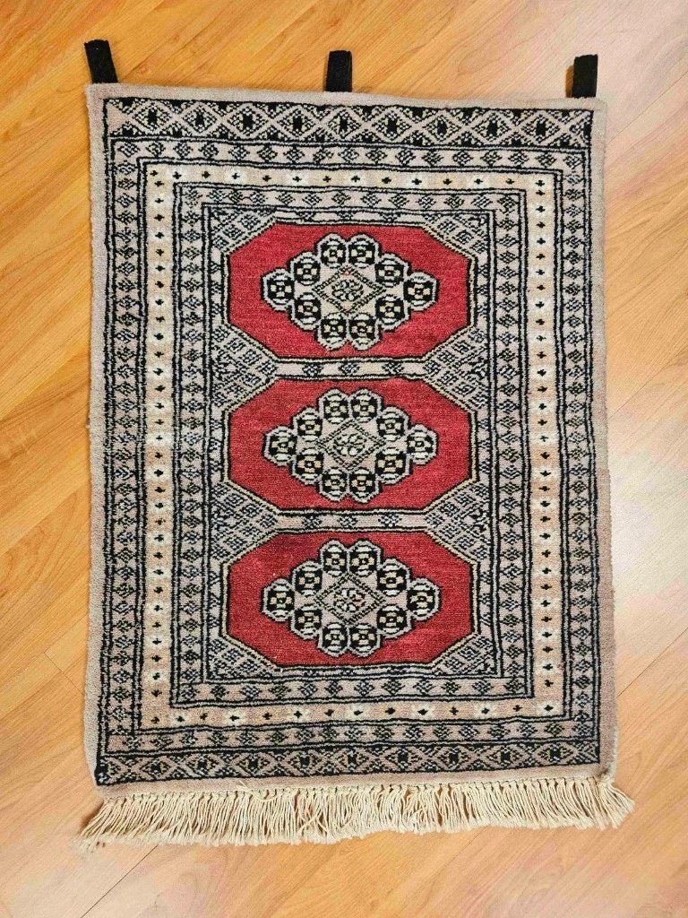 Wandkleed van klassiek oosters wollen tapijt  61/46 cm, Ophalen of Verzenden