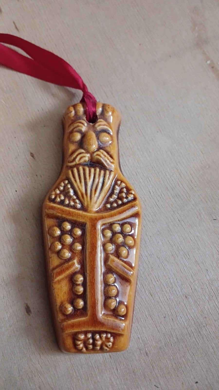 Vintage Keramieken Abraham / Baardman Wandhanger – 50 Jaar, Antiek en Kunst, Ophalen of Verzenden