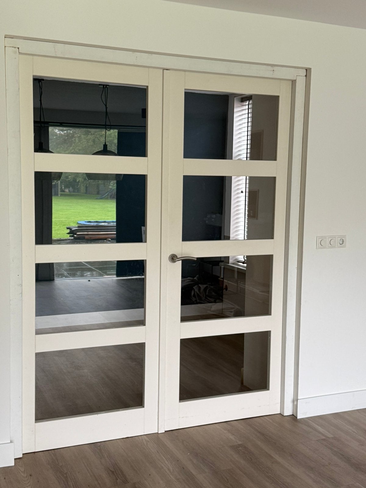 Dubbele binnen deuren174x213, Doe-het-zelf en Verbouw, Ophalen, Zo goed als nieuw, Binnendeur, 200 tot 215 cm