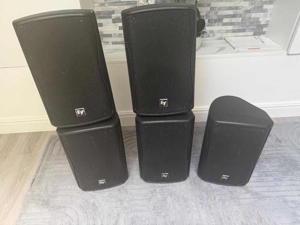 Electro voice Zx1  5 stuks, Gebruikt, Overige typen, 120 watt of meer, Ophalen