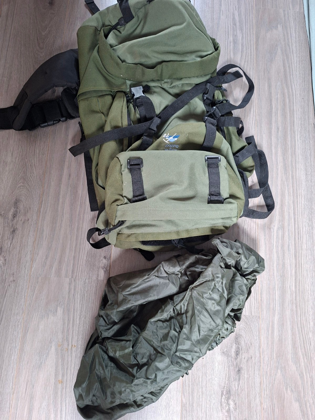 Stevige Packgreg Outdoor trekking rugzak in een groene kleur, Ophalen of Verzenden, Overige merken, Trekking