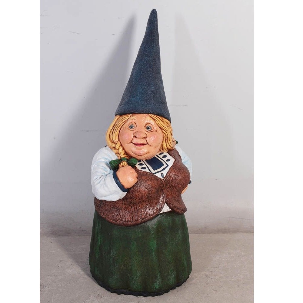 Gnome Female – Kabouter beeld Hoogte 122 cm, Ophalen, Nieuw