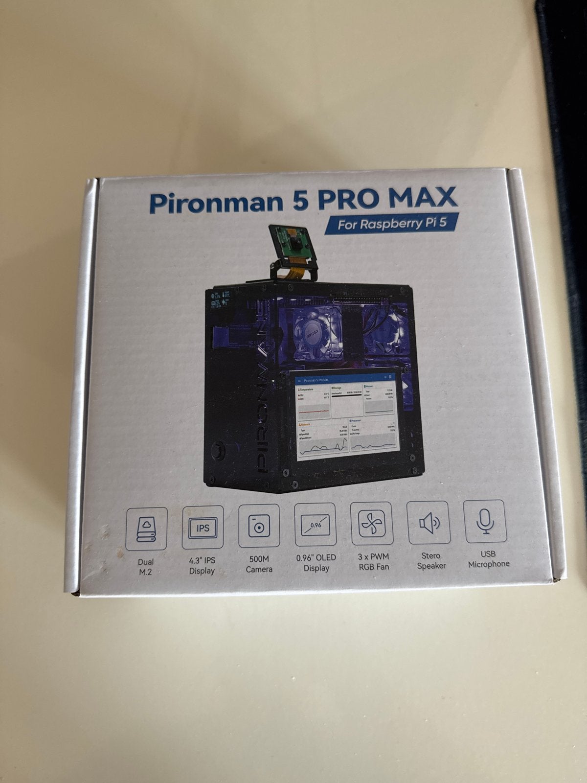 SunFounder Pironman 5 Pro Max voor Raspberry Pi 5 - Nieuw, Ophalen, Nieuw