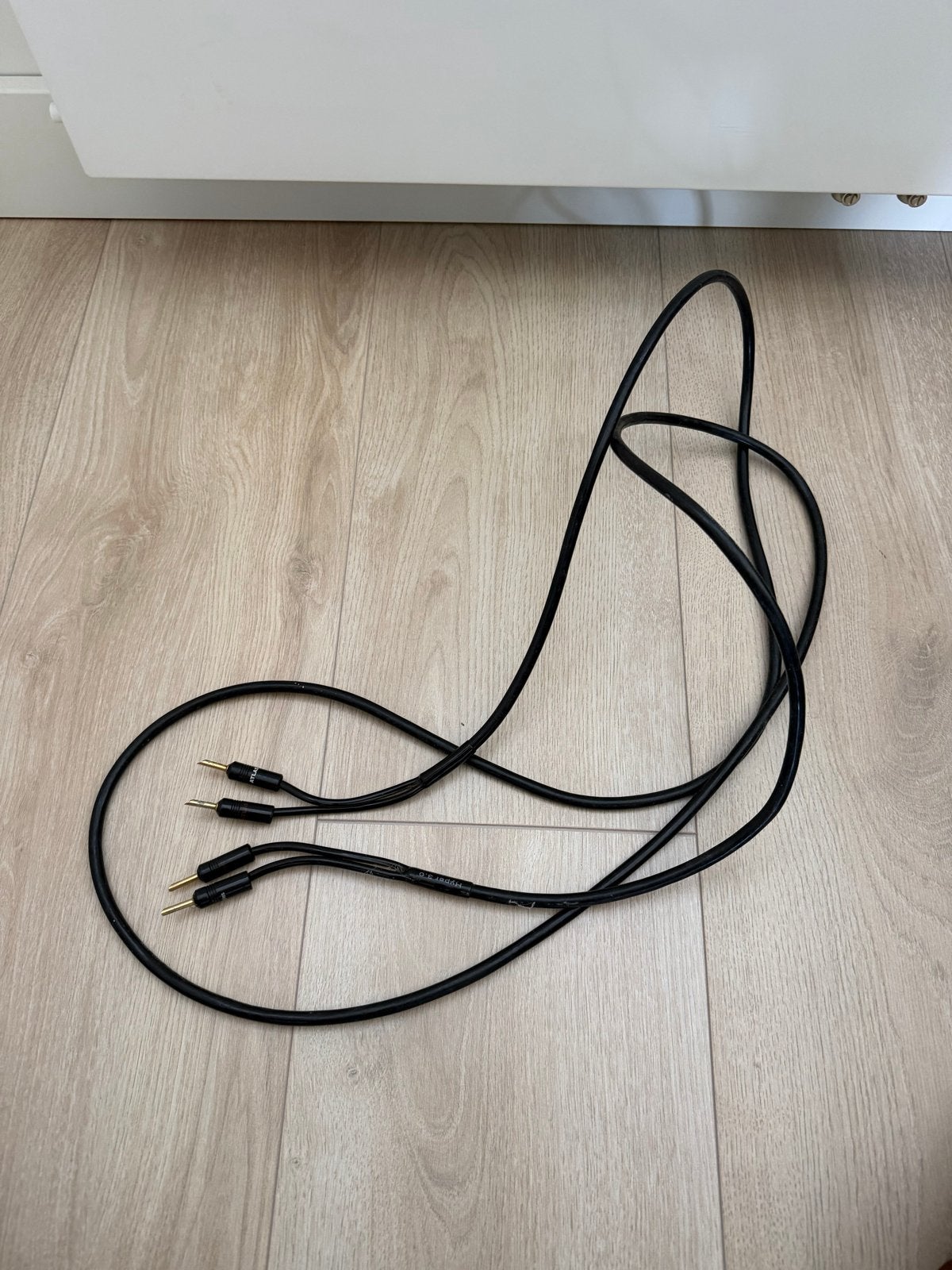 2x Atlas Hyper 3.0 3m luidsprekerkabel, Ophalen of Verzenden, Zo goed als nieuw, 2 tot 5 meter, Luidsprekerkabel