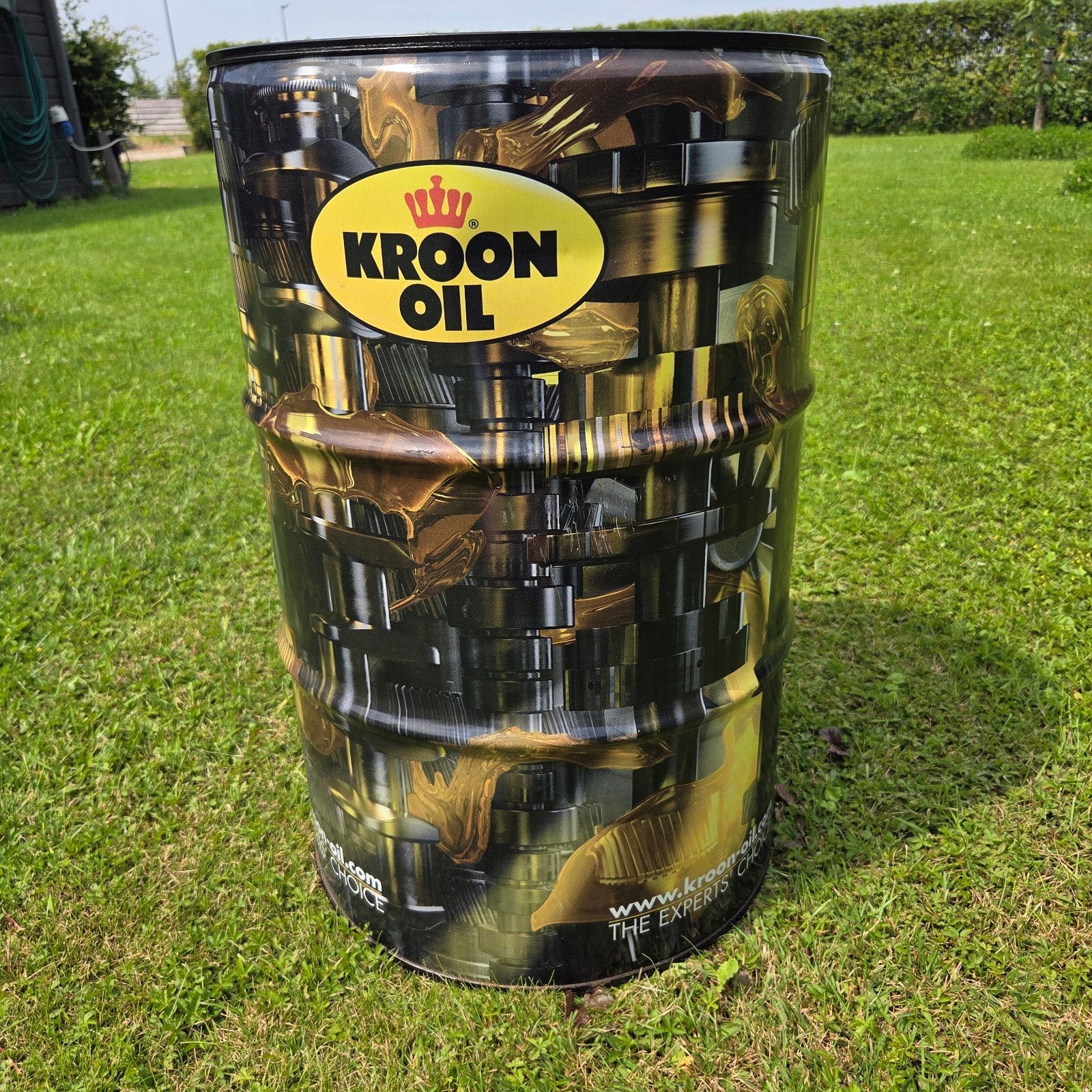 Olievat vuurton BBQ 60 liter, Ophalen, Zo goed als nieuw, Vuurton