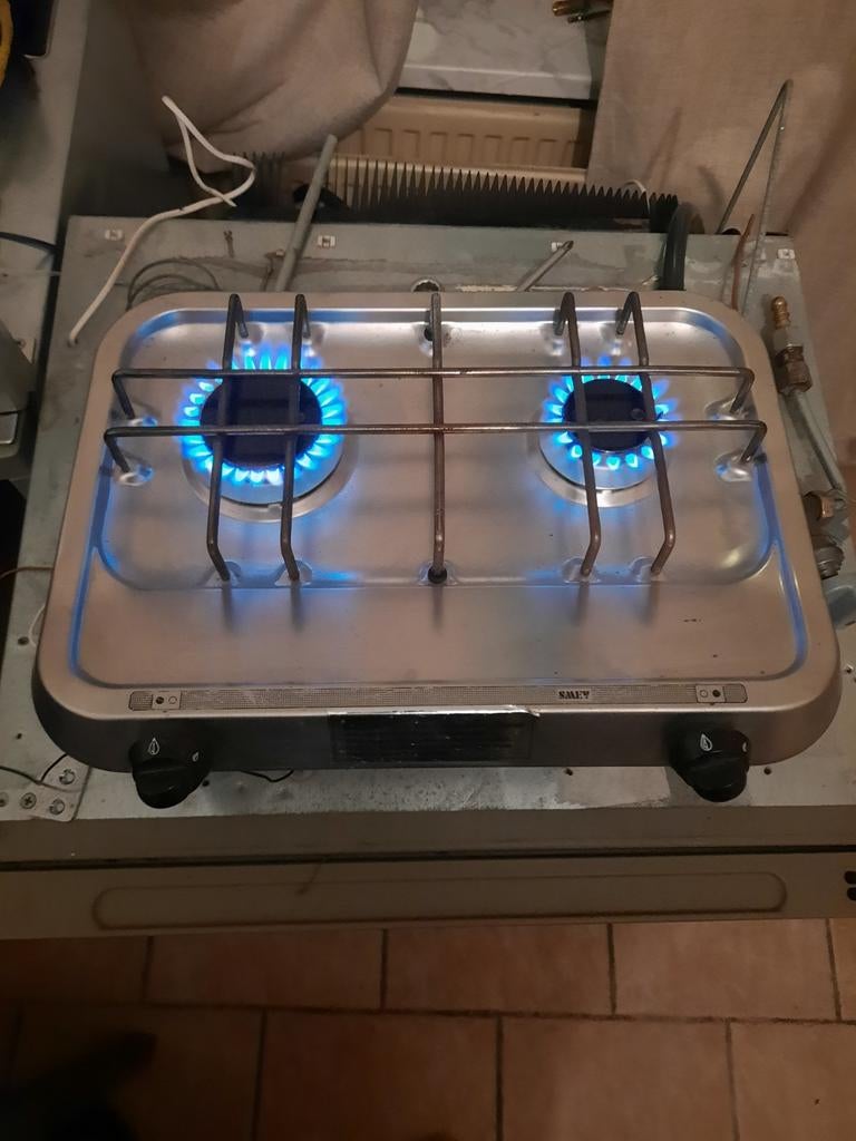 Smev kookplaat gasfornuis voor camper caravan of boot, Ophalen of Verzenden