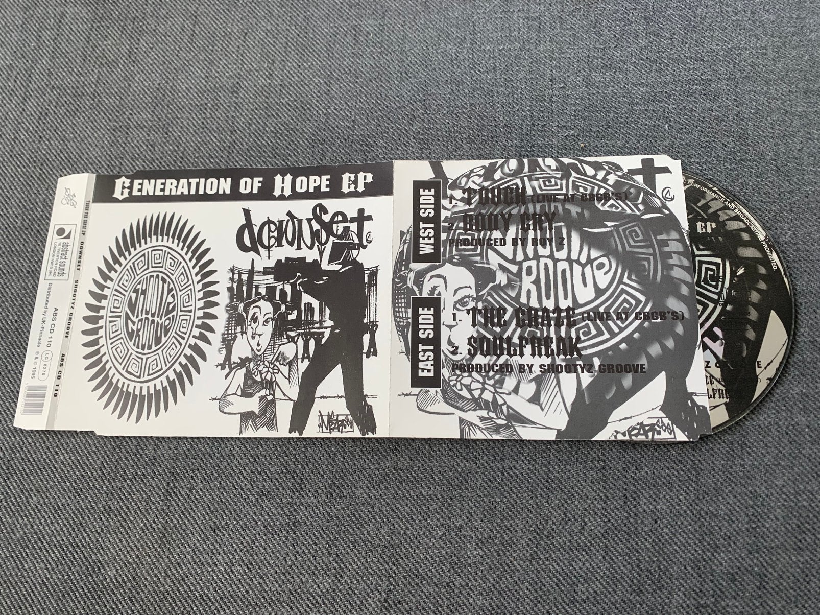 *Shootyz Groove & Downset “Generation Of Hope EP”, Ophalen of Verzenden, Zo goed als nieuw, Poprock