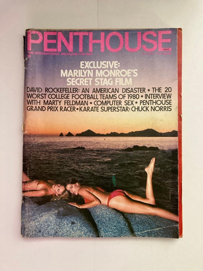 Penthouse Magazine USA October 1980, Boeken, Verzenden, Gelezen, Overige typen