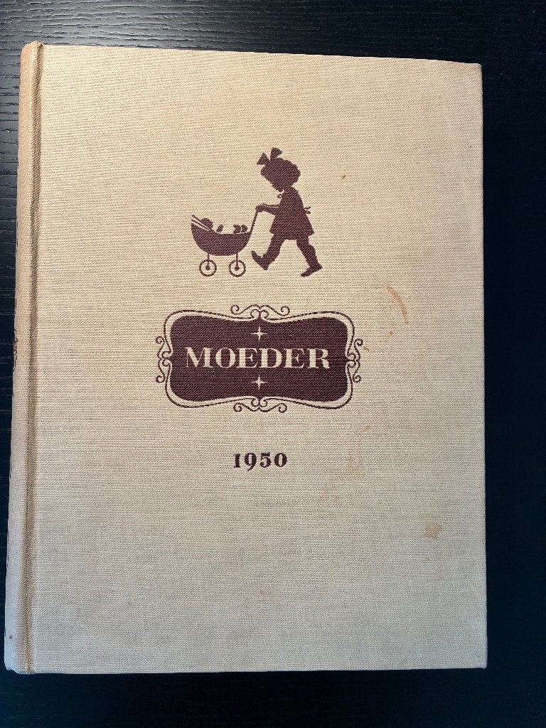 Ingebonden jaargang tijdschrift 'Moeder' uit 1950, Ophalen of Verzenden, Gelezen, Damesbladen