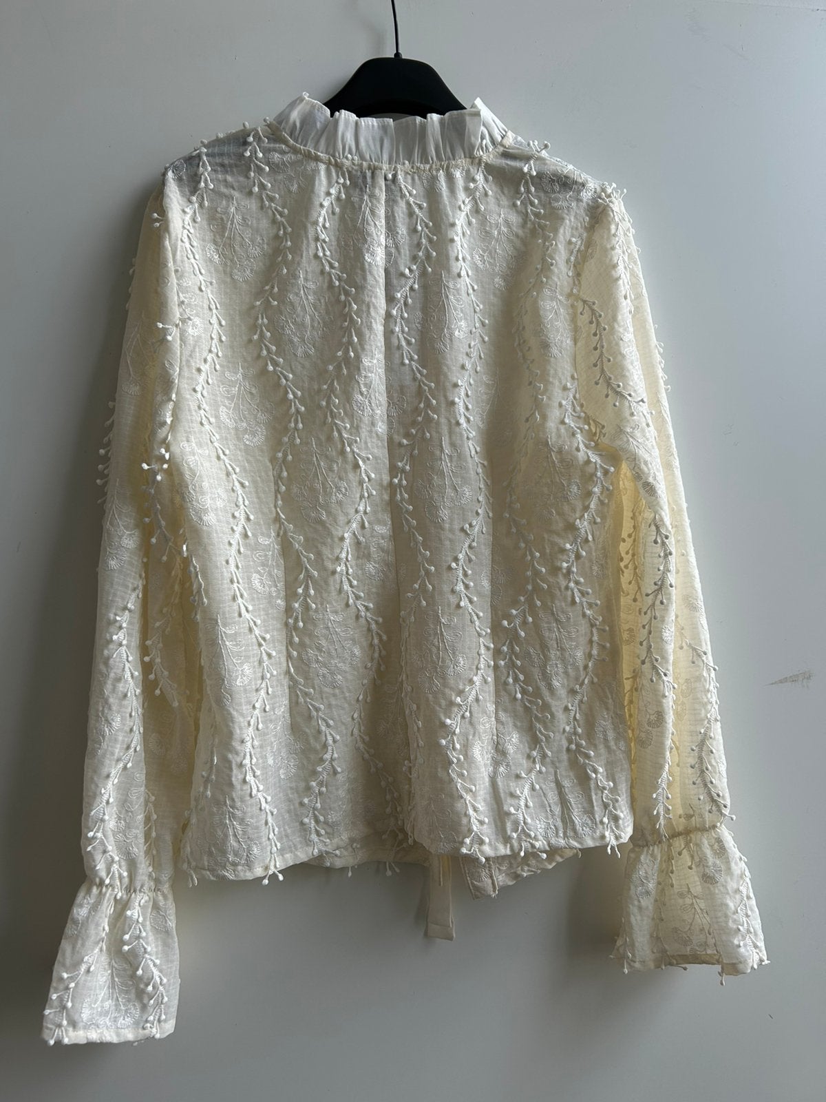 GARCONNE embroidered blouse creme mt TU, -, Verzenden, Parijs, Nieuw