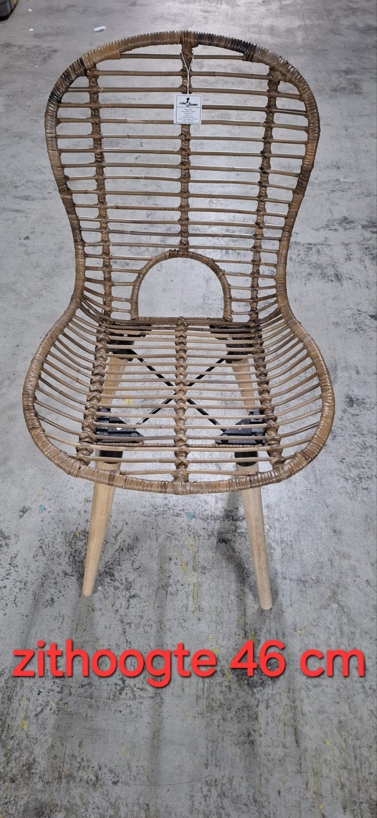 Set van 4 nieuwe ratten/houten stoelen, Ophalen, Allertijden, Nieuw, Vier