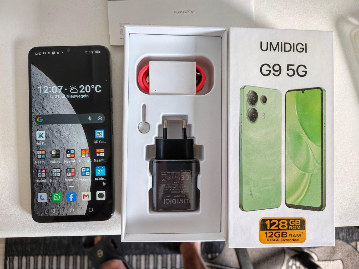 Umidigi G9 5G Android 14, Ophalen, Overige modellen, Zo goed als nieuw, Zonder simlock