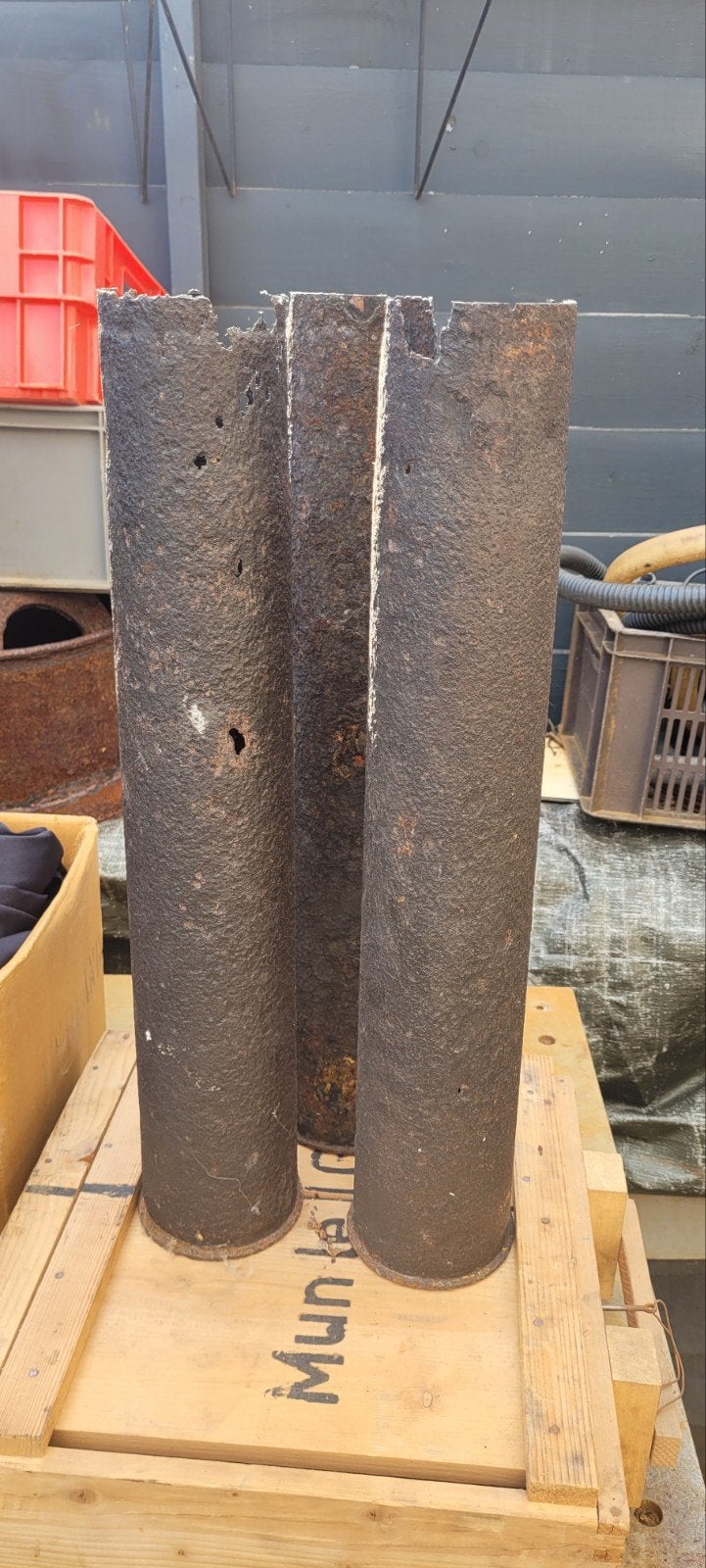 3 stuks flak88 relic hulzen te koop, Verzamelen, Ophalen of Verzenden, Landmacht, Duitsland, Hulzen of Bodemvondsten