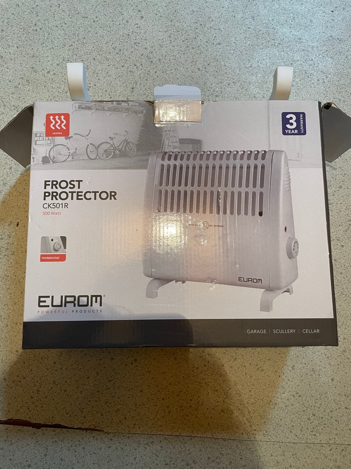 Eurom Frost Protector CK501R vorstbeveiliging kachel, Minder dan 30 cm, Minder dan 60 cm, Ophalen of Verzenden, Minder dan 200 watt