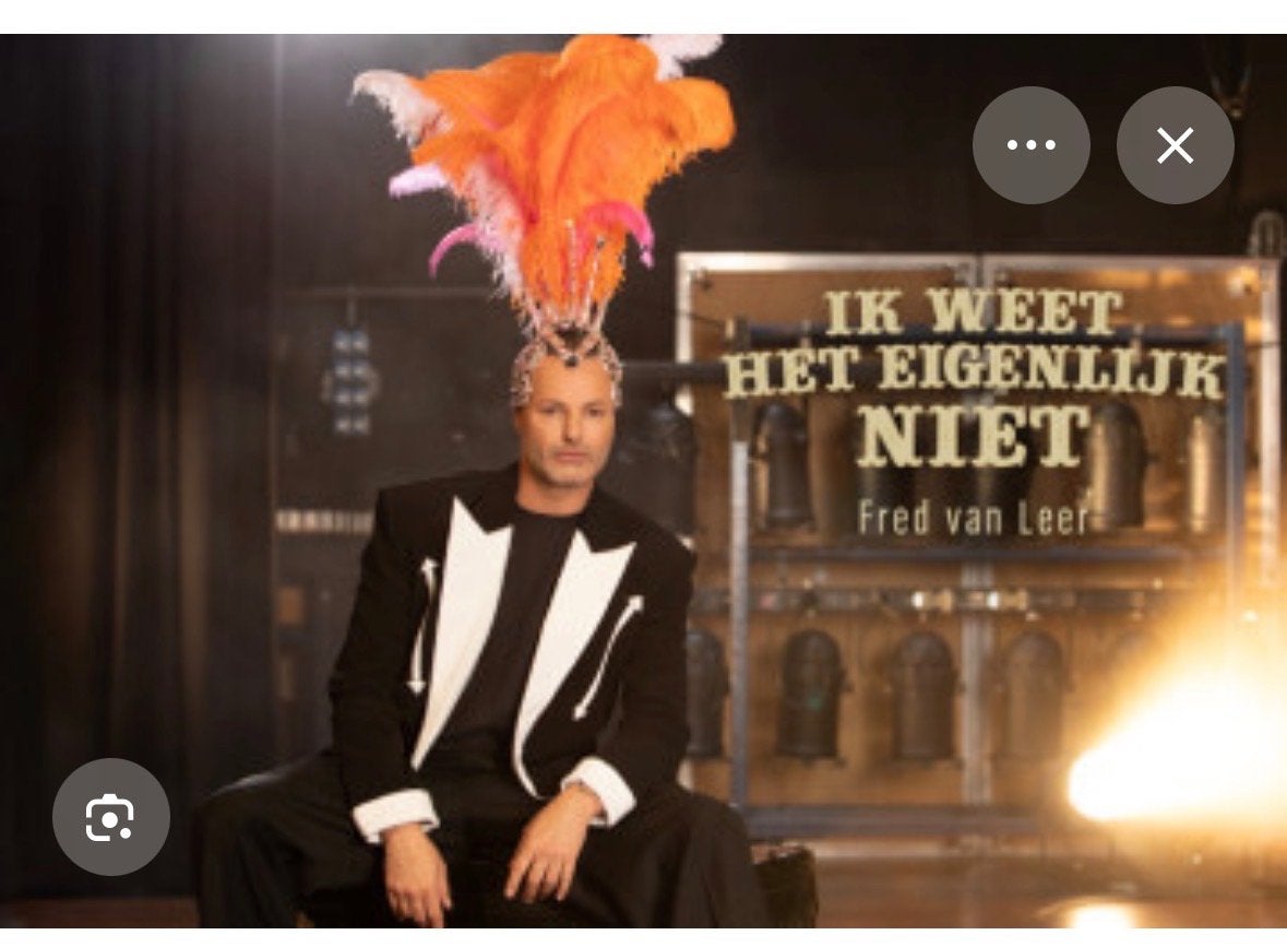 Ik Weet Het Eigenlijk Niet - Fred van Leer voorstelling, Tickets en Kaartjes, Twee personen