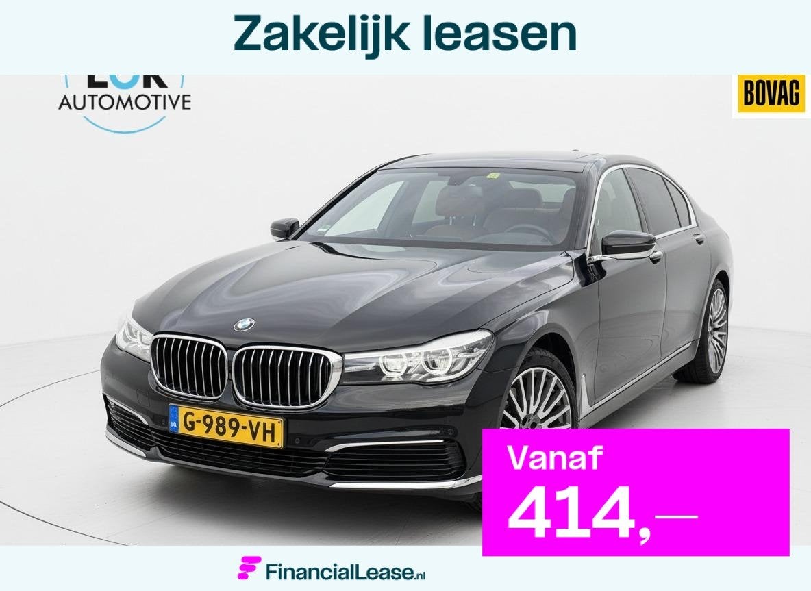 BMW 7-serie 730d High Executive LED|LEDER|MEMORY|CAMERA|, Automaat, 1730 kg, Achterwielaandrijving, Gebruikt