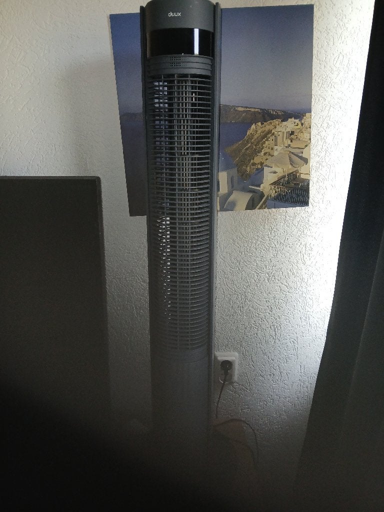 Elektrische ventilator, Ophalen, Ventilator met afstandsbediening, Zo goed als nieuw, Torenventilator
