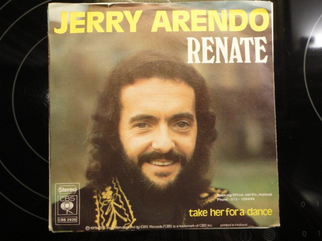 Jerry Arendo - Renate NL 1975 FH, Gebruikt, Fotohoes, 7 inch, Ophalen of Verzenden