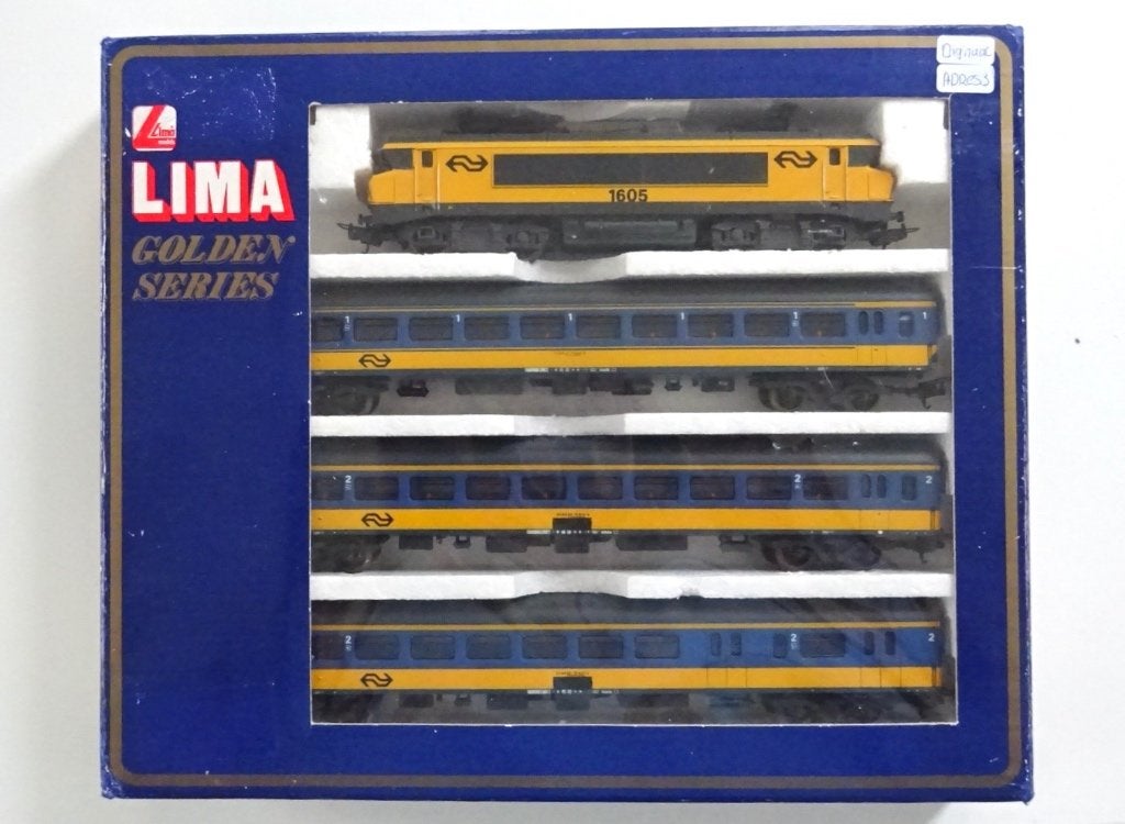 NS 4-delige treinset met lok 1605 DIGITAAL, Gelijkstroom, Ophalen of Verzenden, NS, Lima