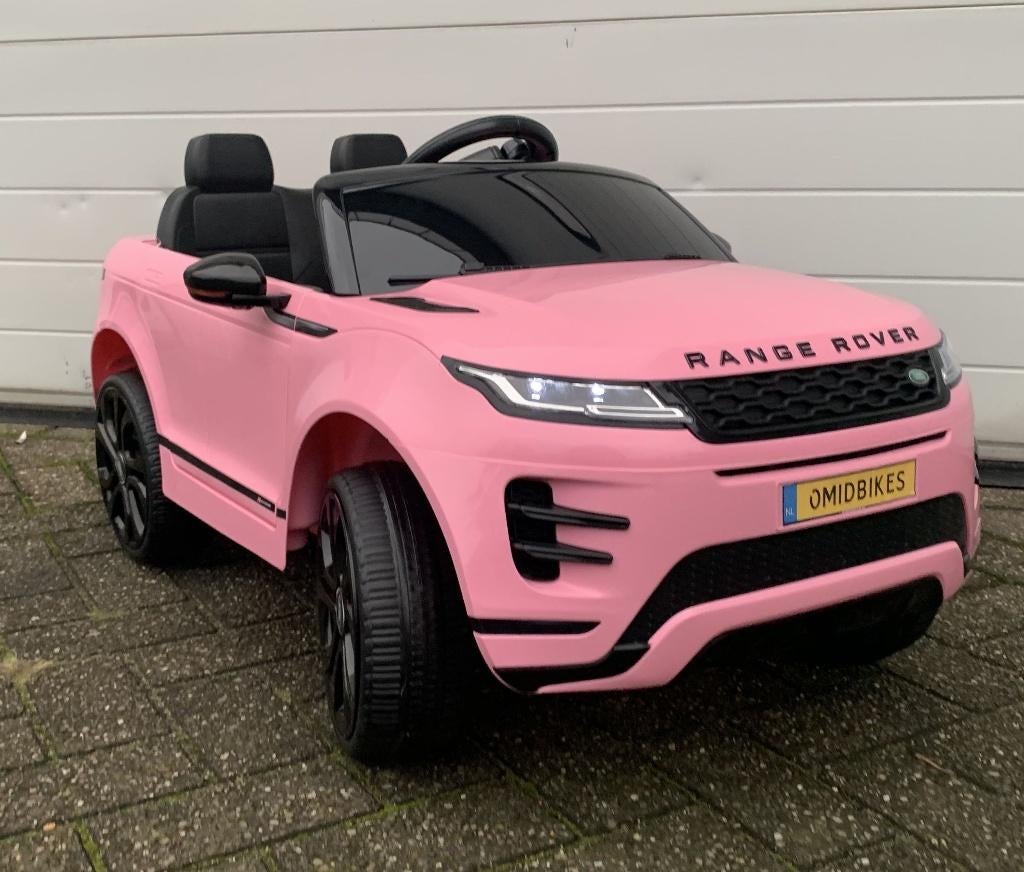 Range Rover Evoque 12v zwart bluetooth /Rc / Leder zitje/ EV, Ophalen of Verzenden, Nieuw