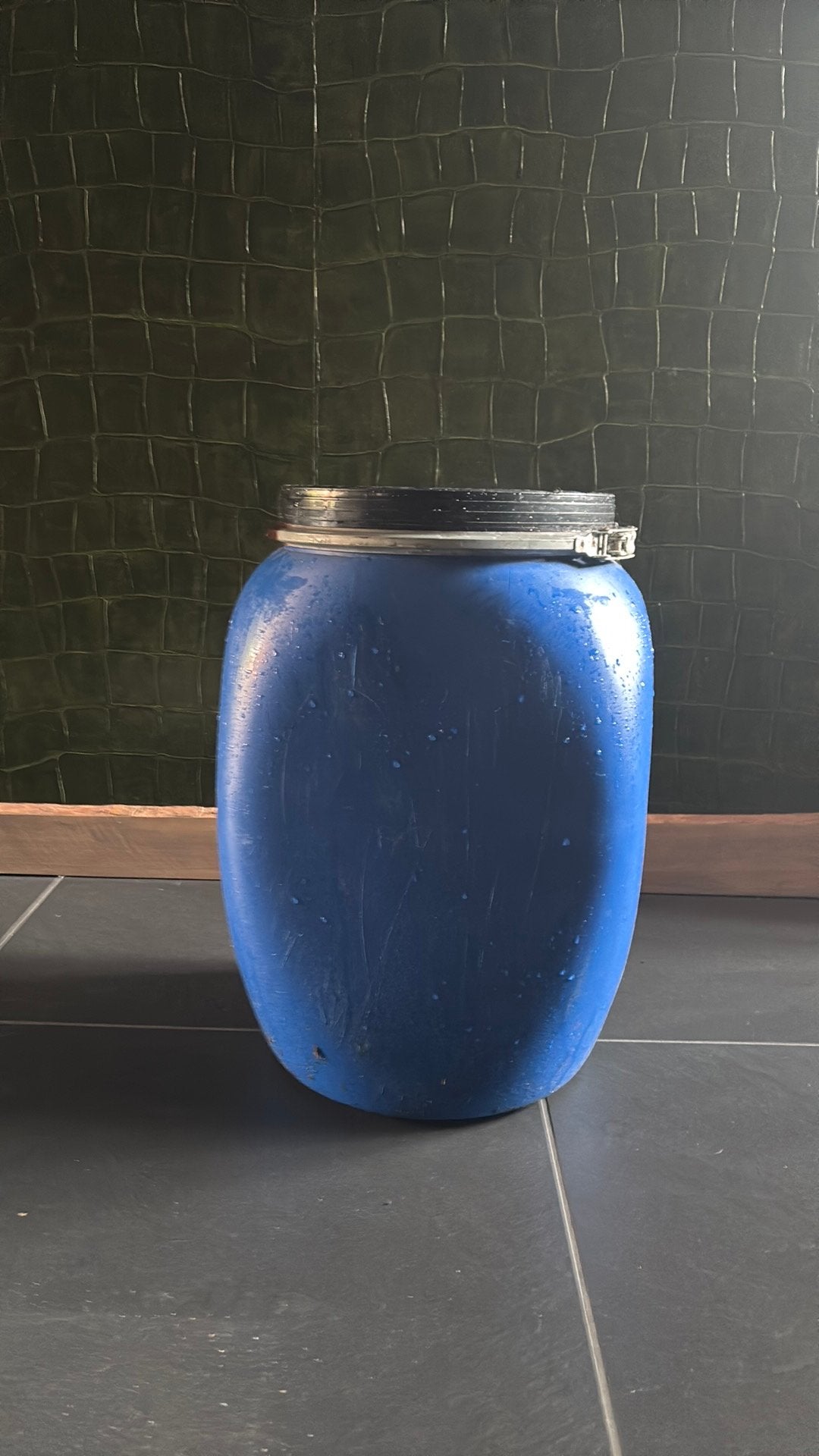 Voerton 40 ltr bewaar ton houtskool ton, Ophalen of Verzenden, Zo goed als nieuw, Overige typen