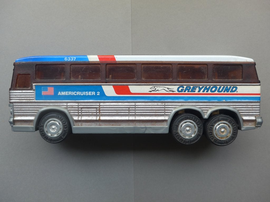 Greyhound bus Americruiser 2 met open dak, Ophalen of Verzenden, Gebruikt, Auto
