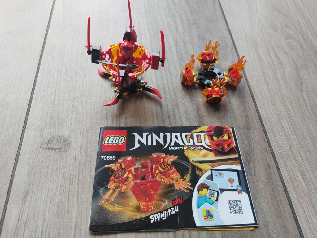 Lego Ninjago Spinjitzu Kai set - Zo goed als nieuw, Lego, Ophalen of Verzenden, Compleet, Zo goed als nieuw