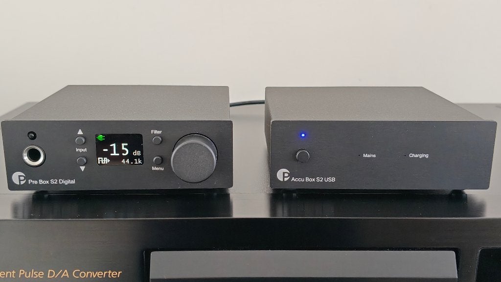 Pro-Ject Pre Box S2 Digital + Accu Box S2 USB, Verzenden, Zo goed als nieuw