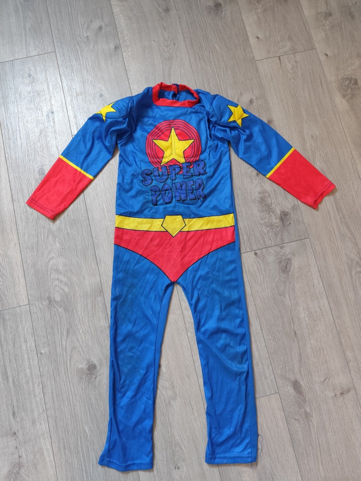 Superman verkleedpak maat 122/128, Ophalen of Verzenden, Gebruikt, 122 t/m 128, Jongen of Meisje