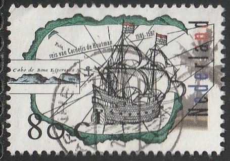 Nederland 1996 1696 Cornelis Houtman, Gest Arnhem, Ophalen of Verzenden, Na 1940, Gestempeld