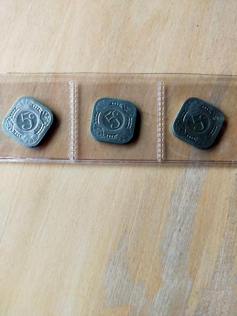 5 cent munten, Postzegels en Munten, Munten | Nederland, Ophalen of Verzenden, Koningin Wilhelmina, 5 cent