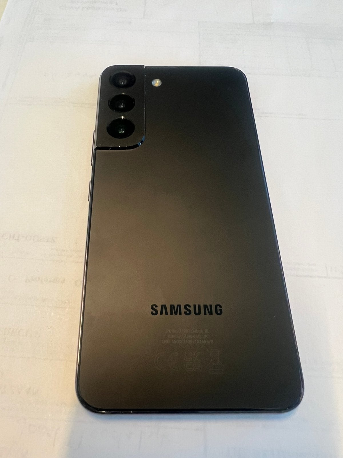 Samsung Galaxy S22 128GB, Ophalen, Zwart, Zo goed als nieuw, Galaxy S22