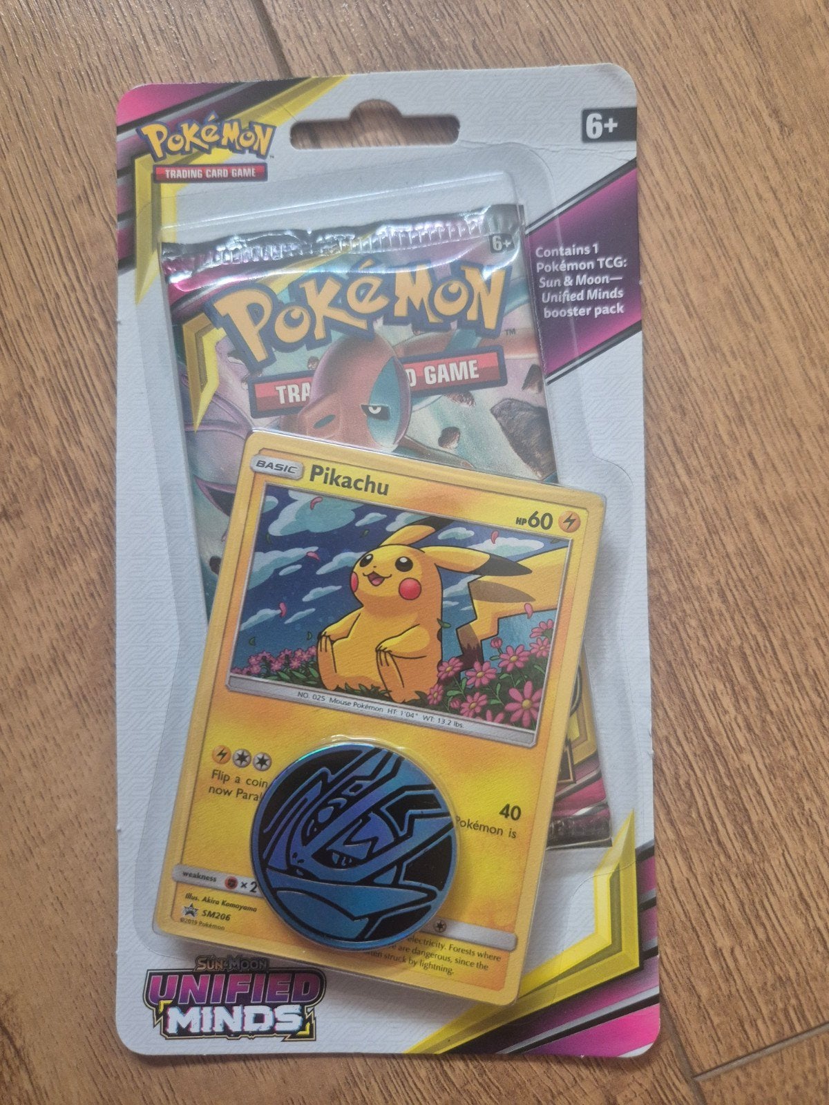 Unified Minds Pikachu Blister, Hobby en Vrije tijd, Verzamelkaartspellen | Pokémon, Ophalen of Verzenden, Gebruikt, Booster