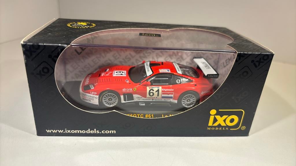 Ferrari 575 gtc #61 le mans 2004 ixo 1.43