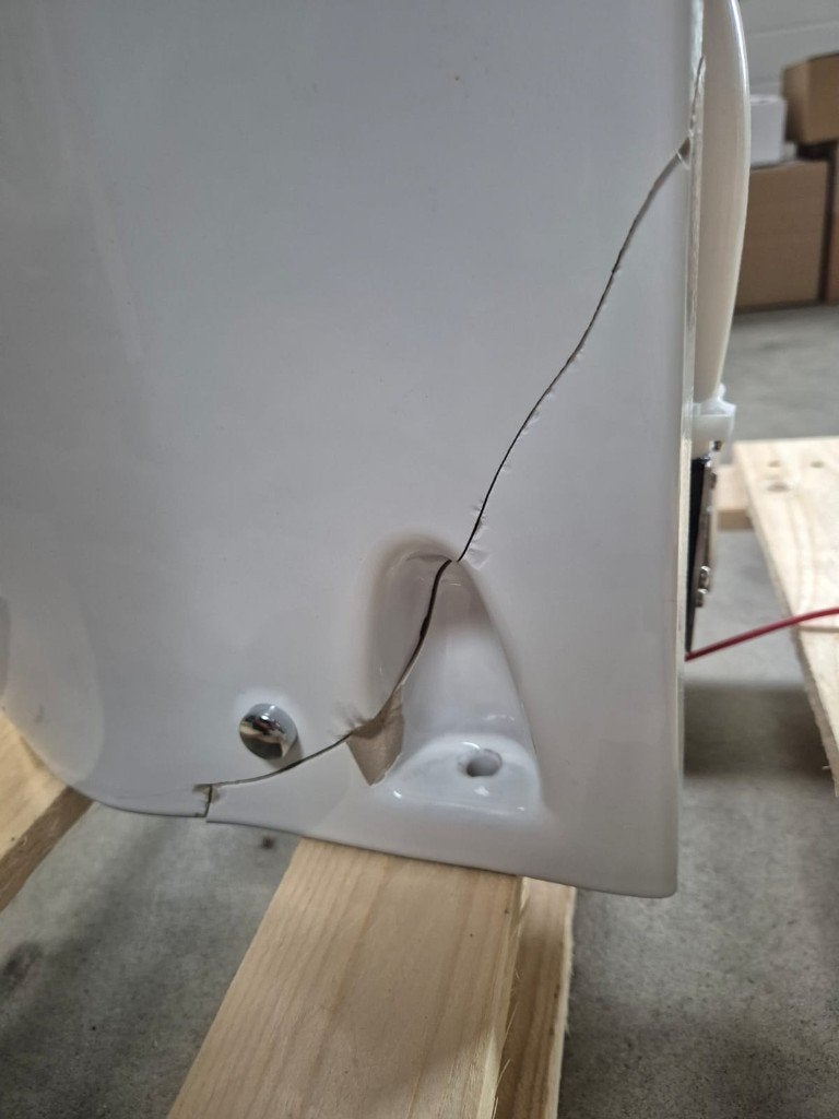 Elektrisch toilet Laguna 12 volt (gebroken), Ophalen of Verzenden, Gebruikt, Kombuis en Sanitair, Zeilboot of Motorboot