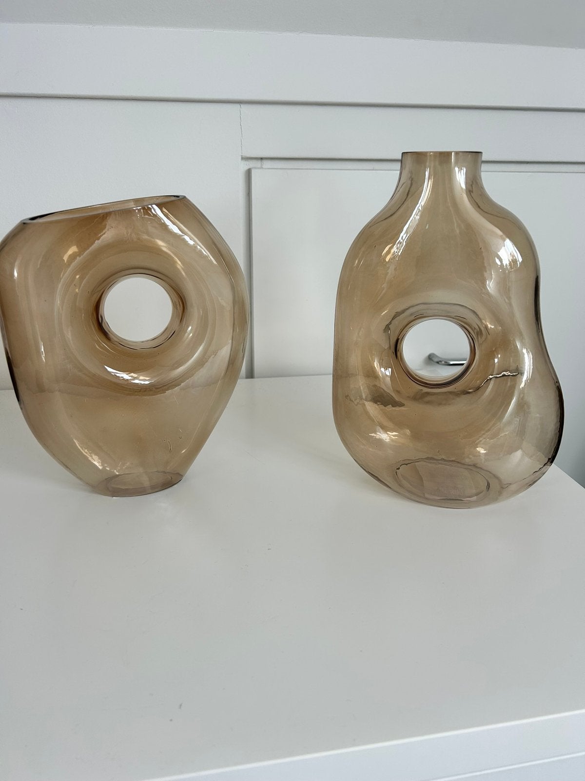 By-Boo set Vazen brown Nana 1 en 2 nieuw, Ophalen, Nieuw, Bruin, Glas