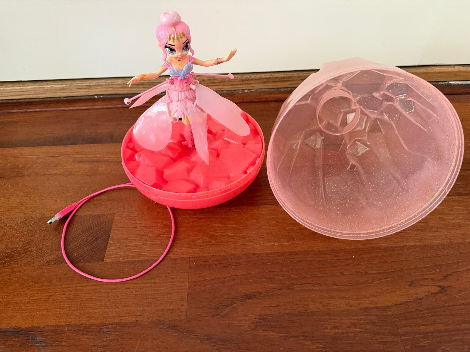 Hatchimal Pixies Crystal Flyers Roze Vliegende Fee, Ophalen of Verzenden, Zo goed als nieuw, Overige typen