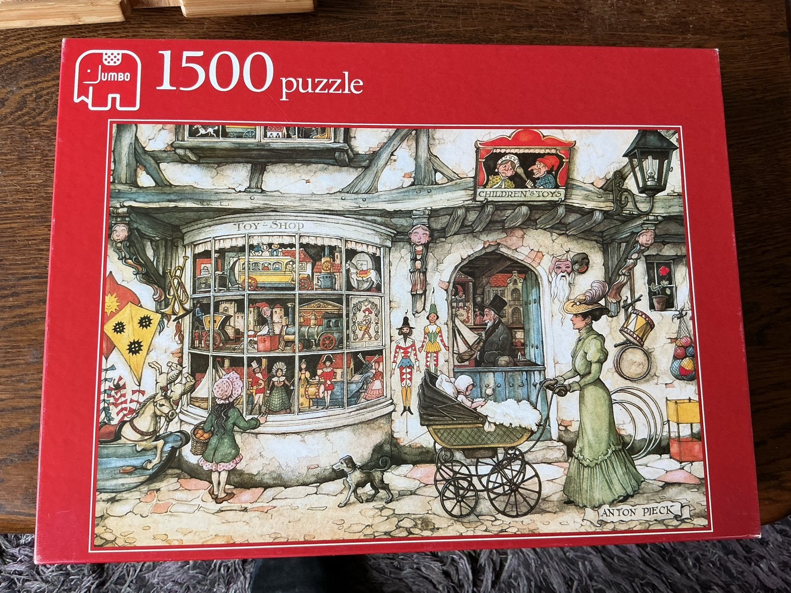Jumbo Anton Pieck Puzzel 1500 stukjes - De Speelgoedwinkel, Ophalen of Verzenden, 500 t/m 1500 stukjes, Nieuw, Legpuzzel