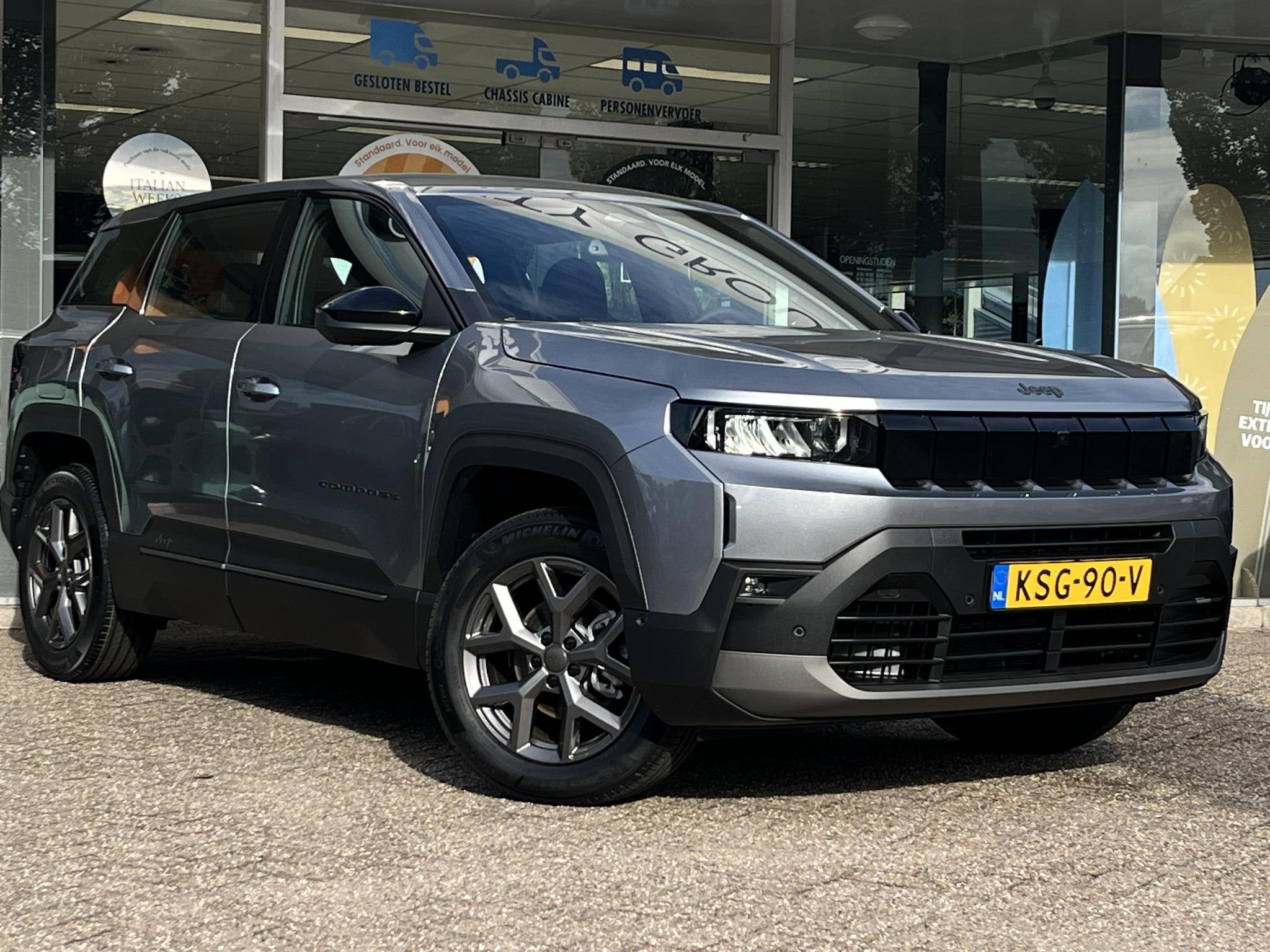 Jeep Compass 1.2 e-Hybrid Summit | Apple/Android | Adaptive, Auto's, 145 pk, Gebruikt, 1199 cc, 1535 kg