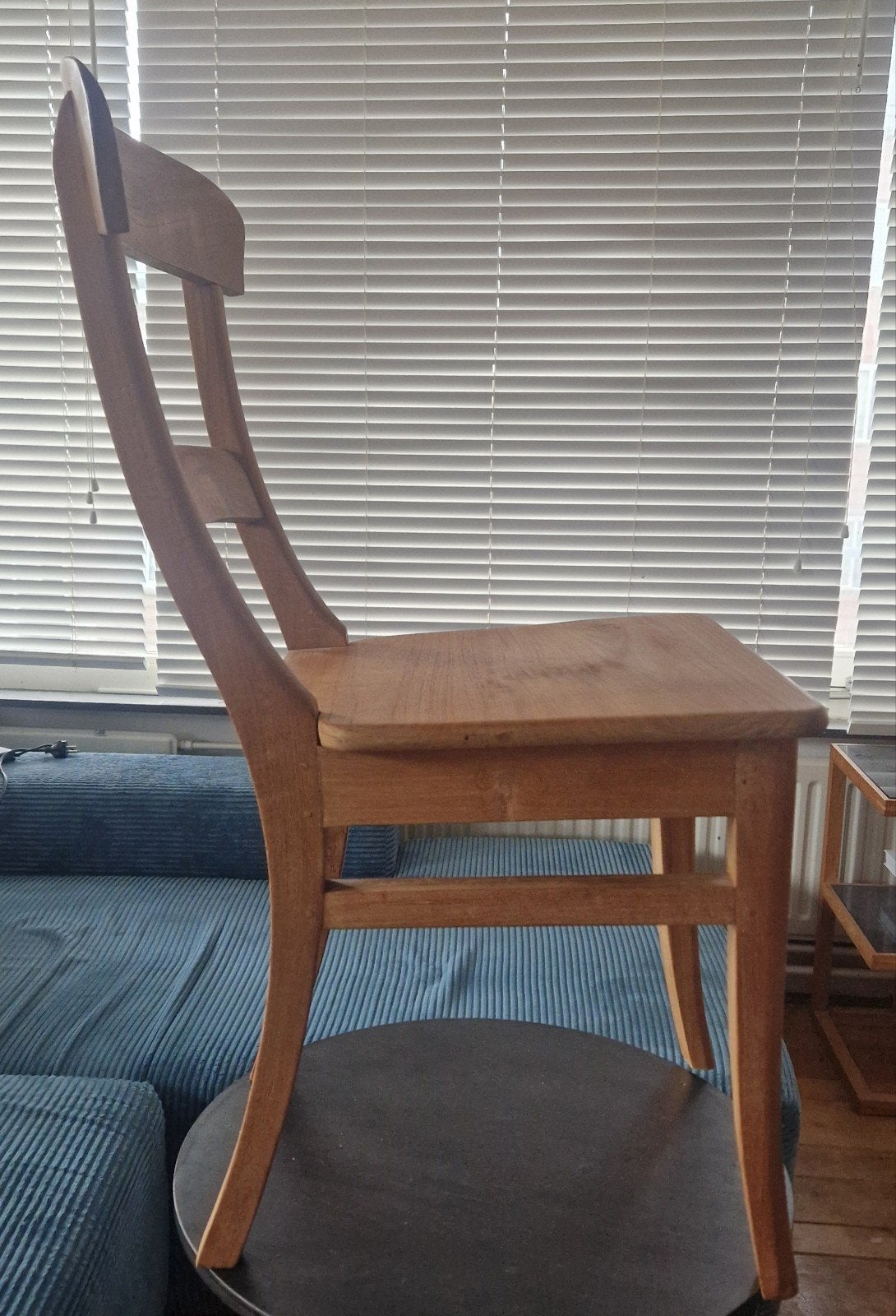 Teak houten stoelen 4 stuks, Huis en Inrichting, Stoelen, Ophalen, Gebruikt, Bruin, Klassiek