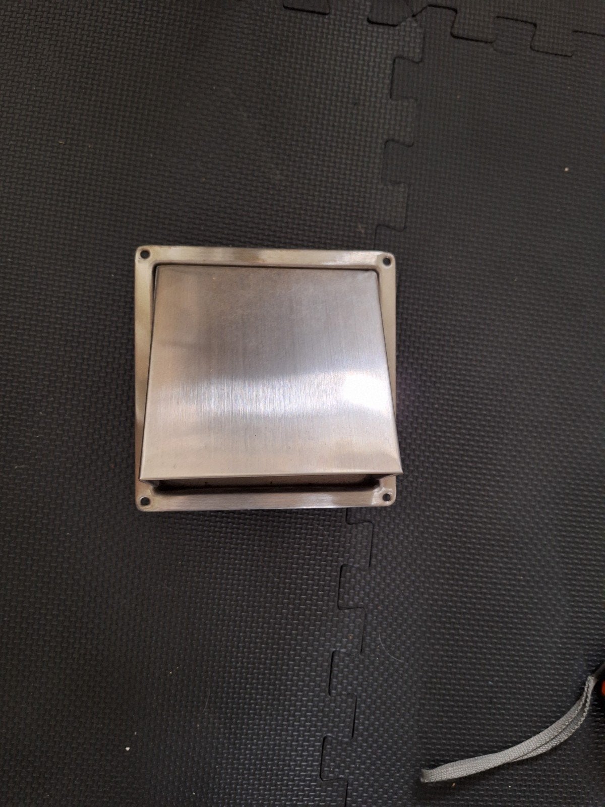 RVS muurdoorvoer / afvoer voor afzuigkap of ventilator, Doe-het-zelf en Verbouw, Ophalen of Verzenden, Gebruikt, Ventilator en Afzuiger