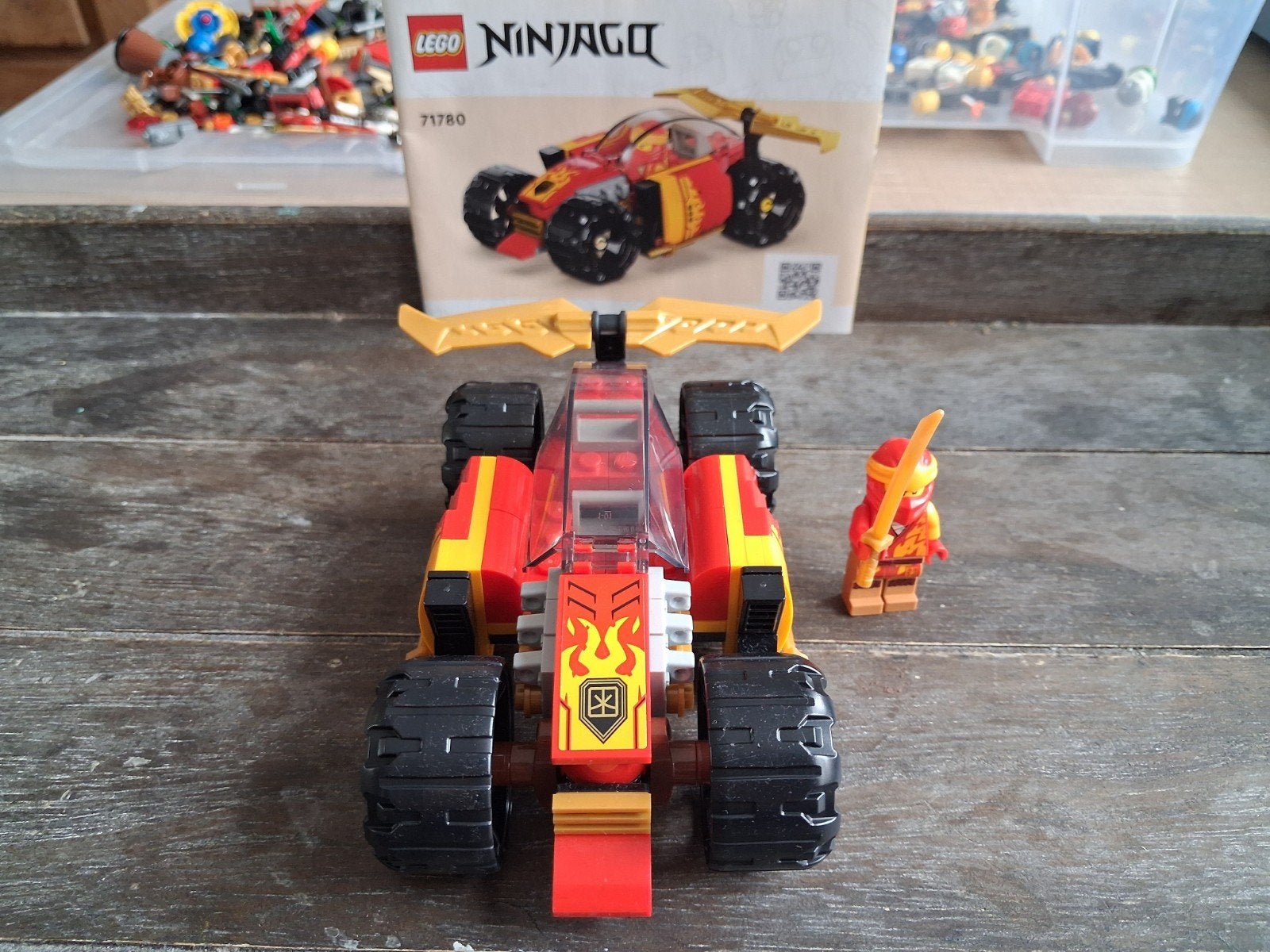 LEGO Ninjago 71780 Kai's Ninja Raceauto - Complete Set, Compleet, Lego, Ophalen of Verzenden, Zo goed als nieuw