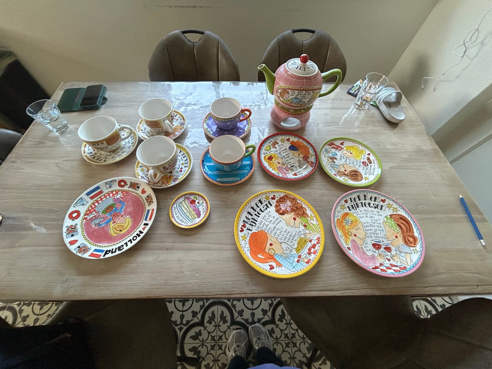 Blond Amsterdam servies - diverse items, Ophalen, Gebruikt, Keramiek, Modern